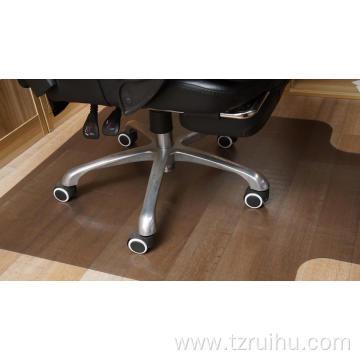 non-slip clear hard floor pvc chair mat office